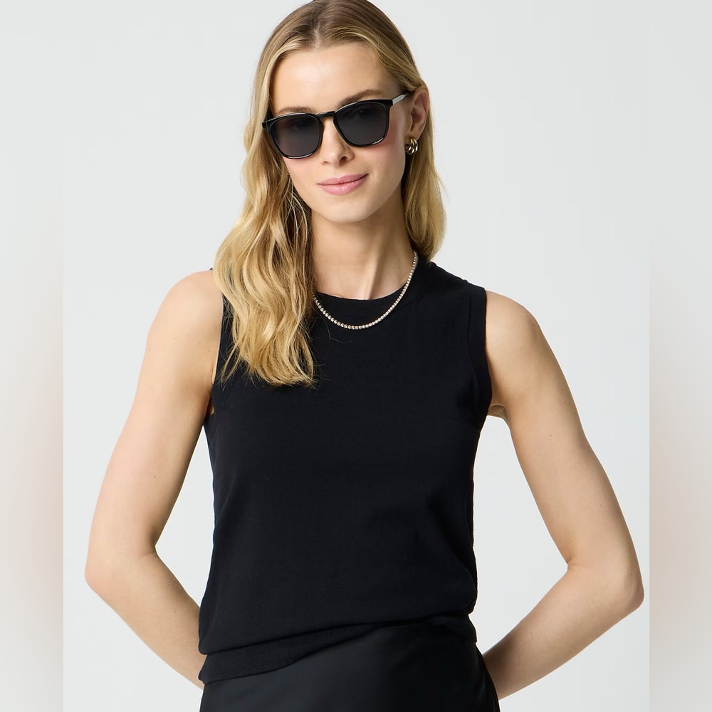 J. Crew Sweater Shell-Black